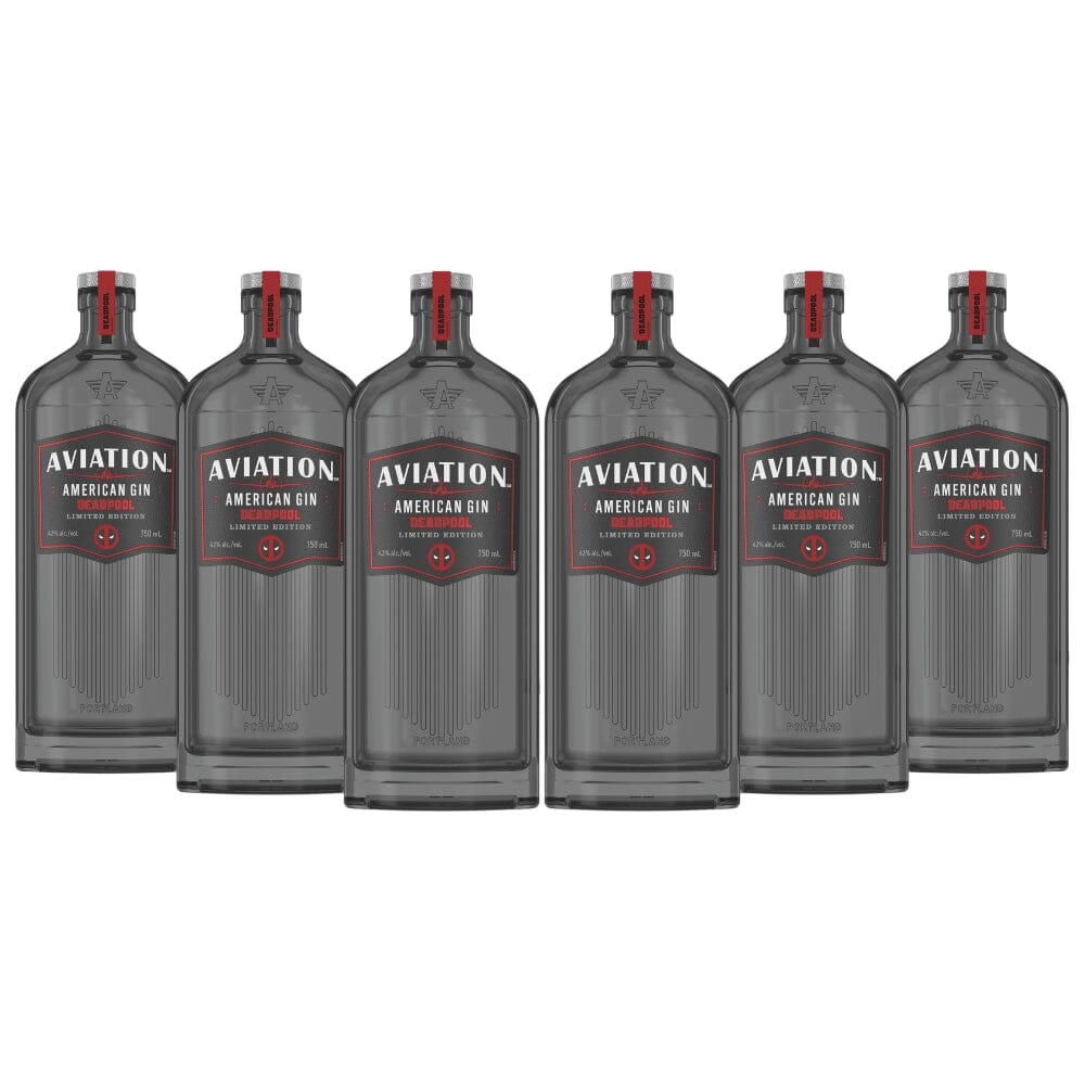 Aviation American Gin Deadpool Limited Edition 6PK Gin Aviation