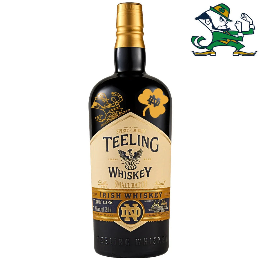 Teeling X Notre Dame Small Batch Irish Whiskey Limited Edition 2025 W/ Logo Engraving Irish whiskey Teeling Whiskey