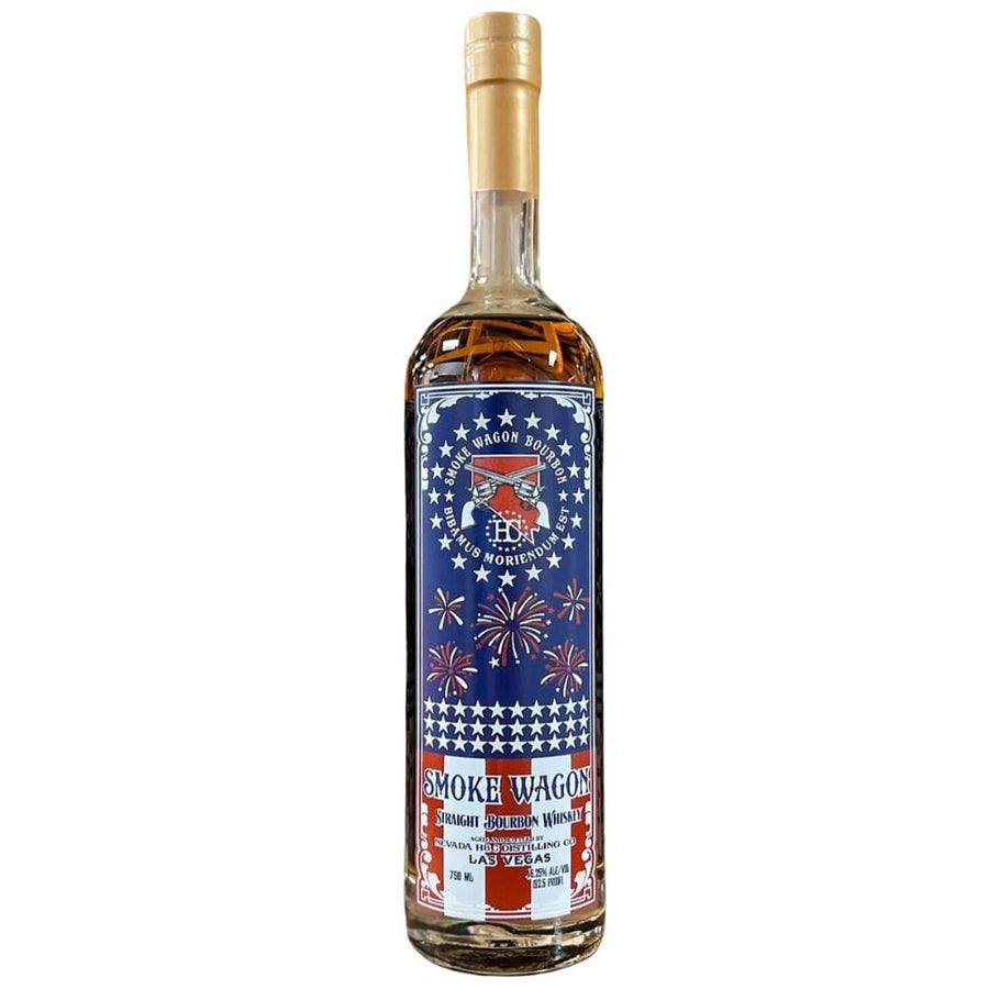 Smoke Wagon Straight Bourbon Whiskey July 4th Edition 2023 Straight Bourbon Whiskey Smoke Wagon Bourbon