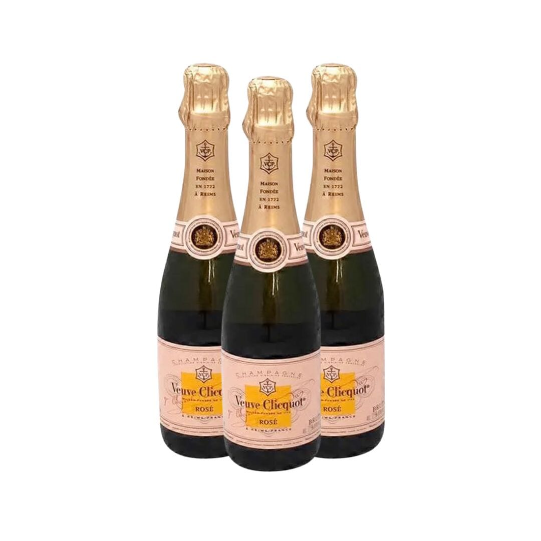 Veuve Clicquot Rosé 375ml 3pk Champagne Veuve Clicquot