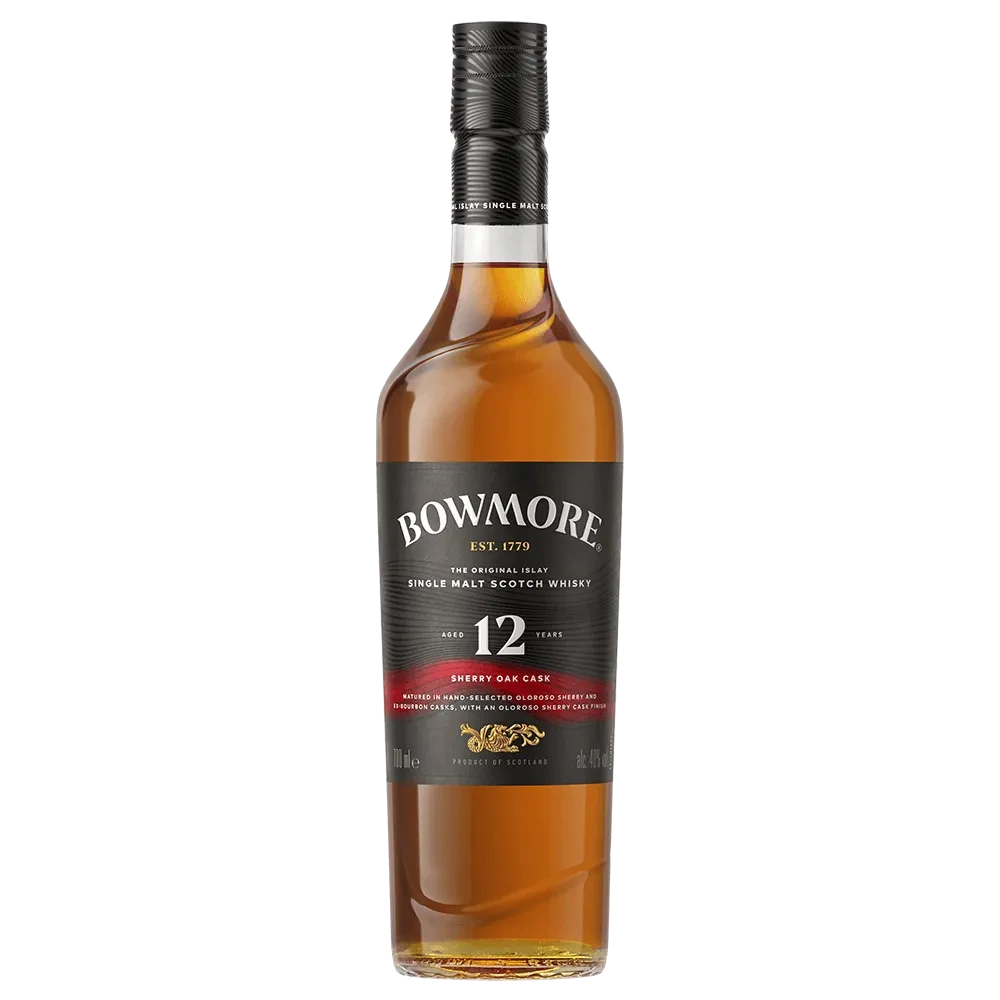 Bowmore 12 Year Sherry Oak Single Malt Scotch Whisky 700mL – Sip