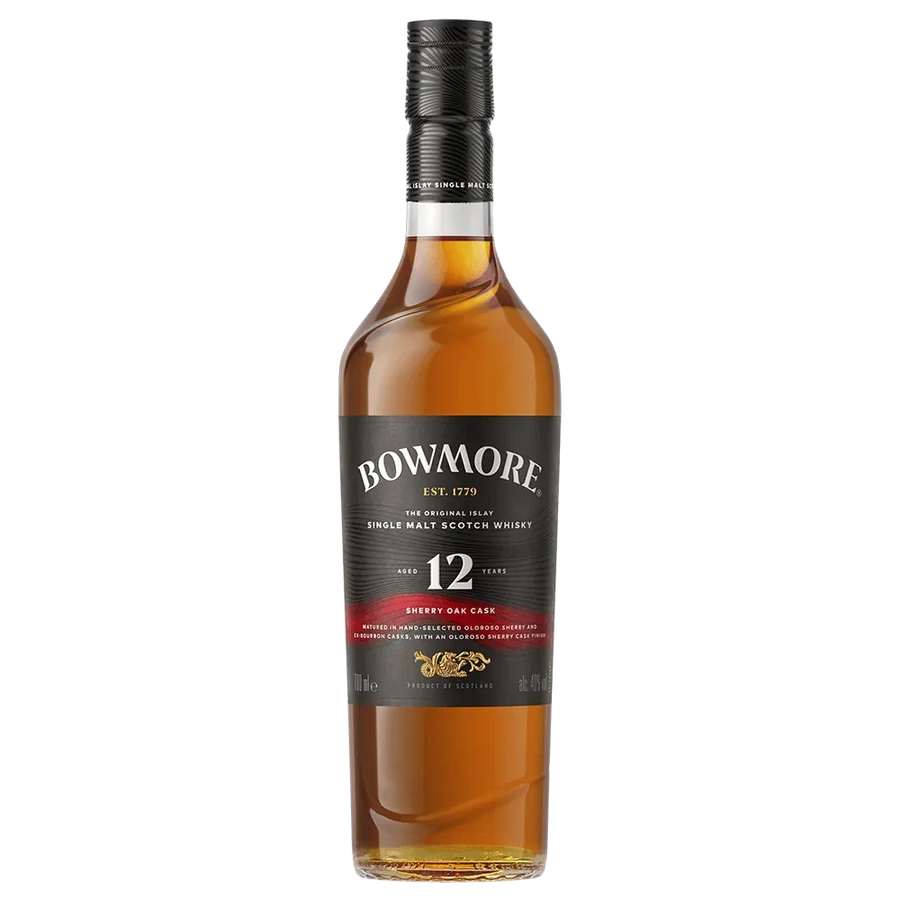 Bowmore 12 Year Sherry Oak Single Malt Scotch Whisky 700mL Scotch Whisky Bowmore