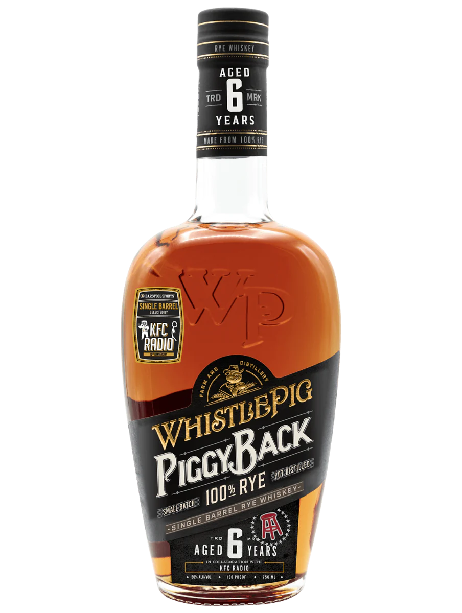 WhistlePig PiggyBack Barstool Barrel: KFC Radio Rye Whiskey WhistlePig