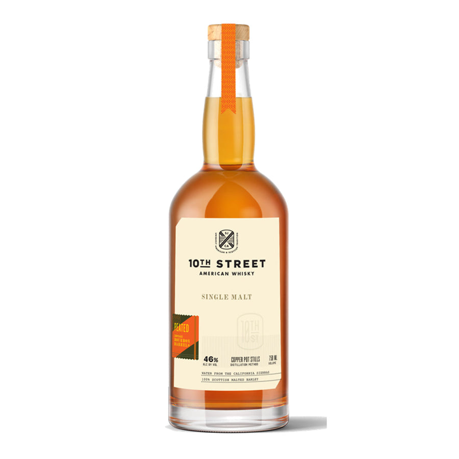 10th Street Distillery Peated Single Malt American Whiskey 10th Street Distillery