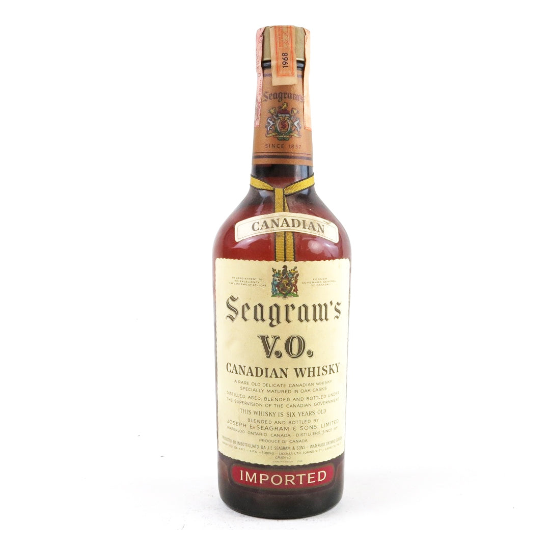 1968 Seagram's V.O Canadian Whisky Canadian Whisky Seagrams