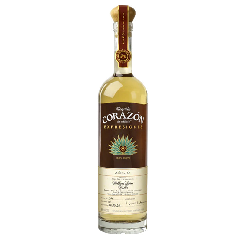 Corazon William Larue Weller Expresiones Añejo Tequila Expresiones Del Corazón