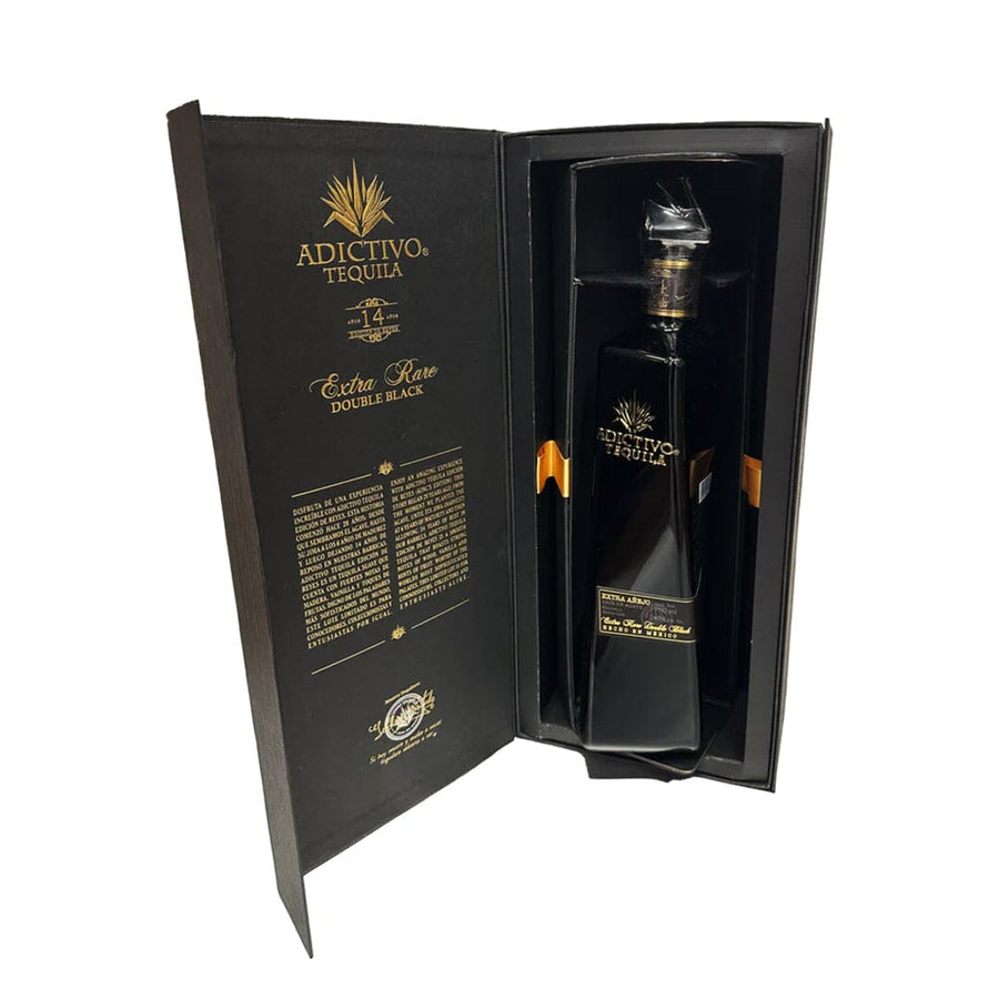 Adictivo 14 Year Old Extra Rare Double Black Extra Anejo Tequila Tequila Adictivo