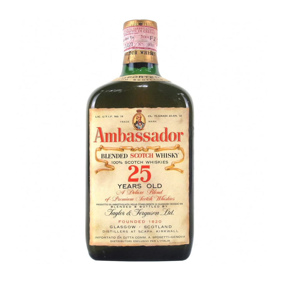 Ambassador 25 Year Old Blended Scotch Whisky Scotch Whisky Ambassador