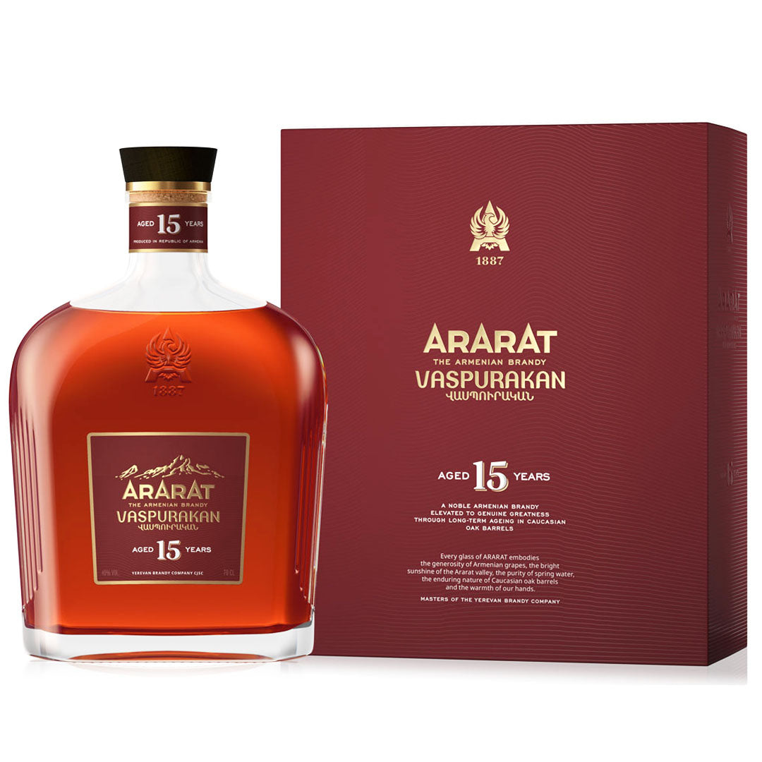 Ararat Erebuni 15 Year Old Vaspurakan Brandy Brandy Ararat Brandy