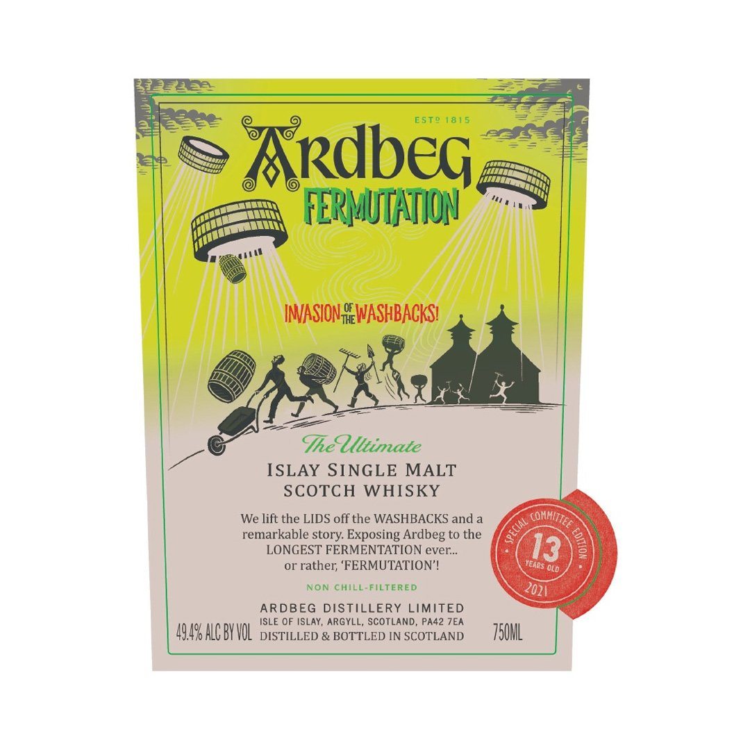 Ardbeg Fermutation Invasion Of The Washbacks! Islay Single Malt Ardbeg