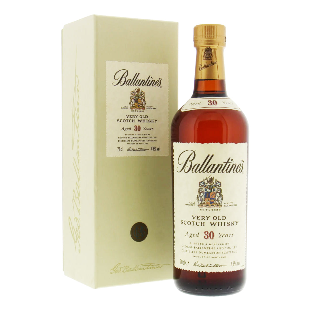 Ballantines 30 Year Old Very Old Blended Scotch Whisky Scotch Whisky Ballantines