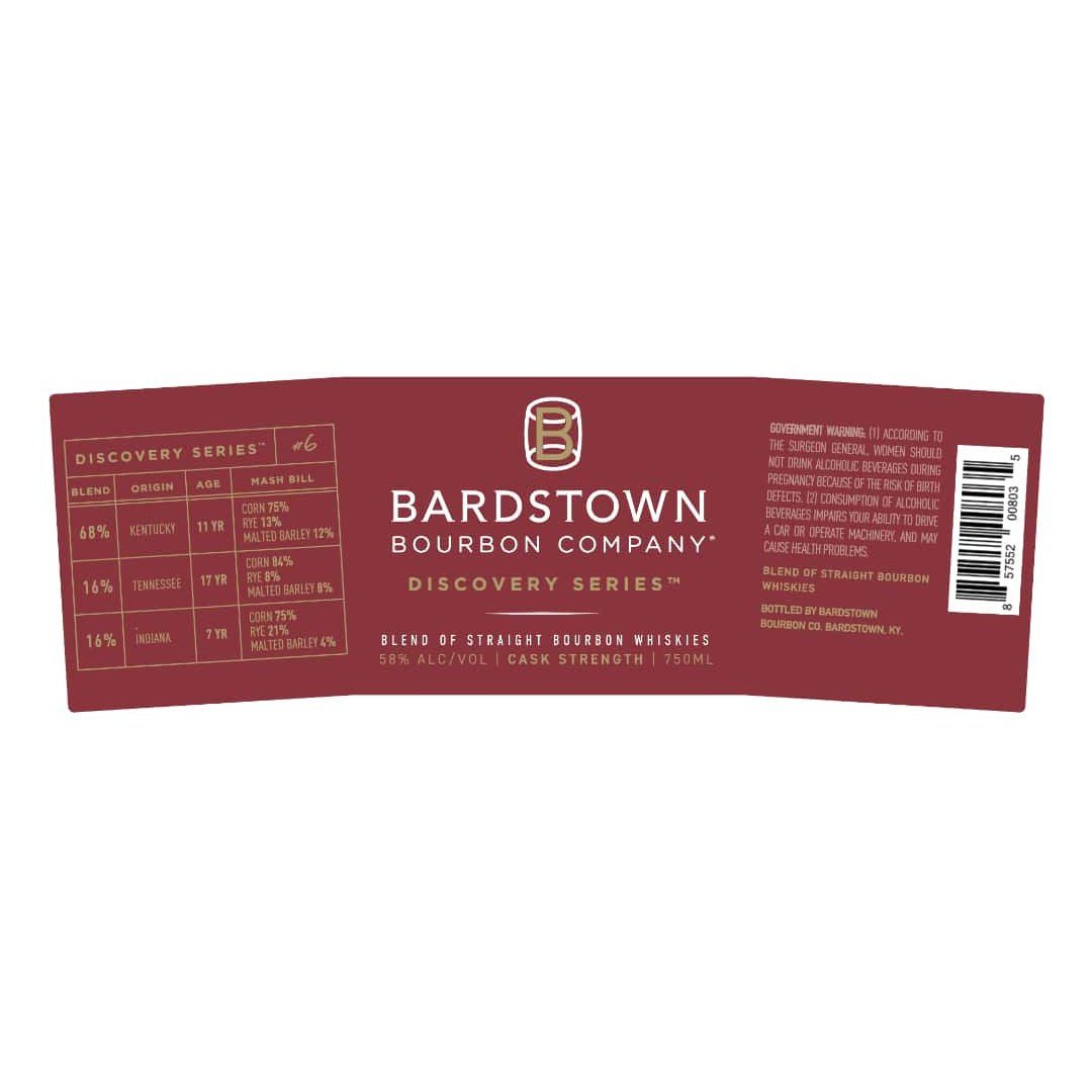 Bardstown Bourbon Company Discovery Series #6 Bourbon Whiskey Bardstown Bourbon Company