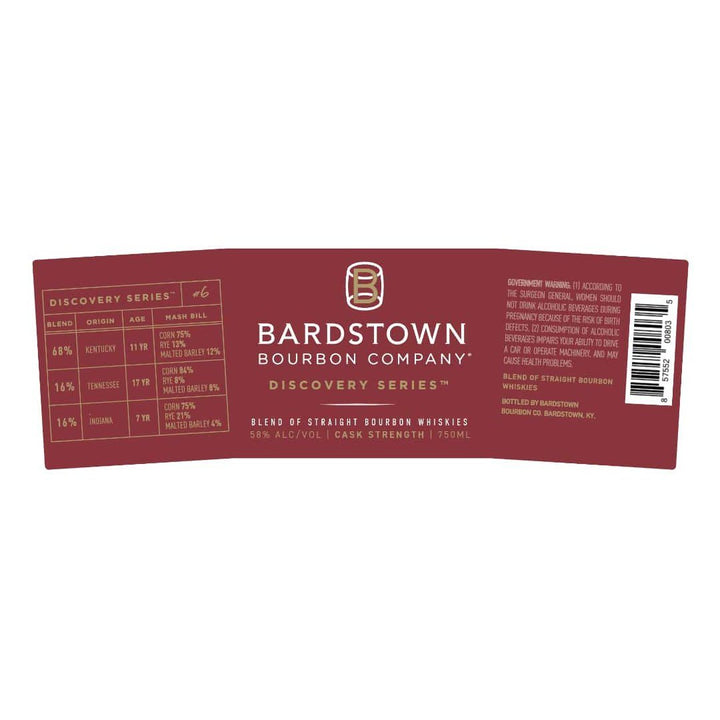 Bardstown Bourbon Company Discovery Series #6 Bourbon Whiskey Bardstown Bourbon Company