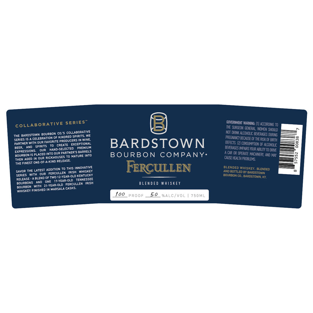 Bardstown Bourbon Company X Fercullen Irish Whiskey Irish whiskey Bardstown Bourbon Company