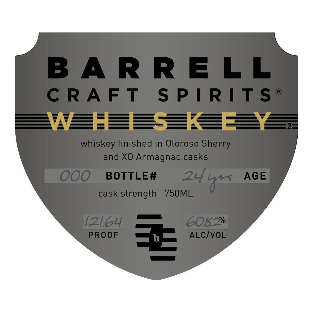 Barrell Craft Spirits 24 Year Old Whiskey Whiskey Barrell Craft Spirits