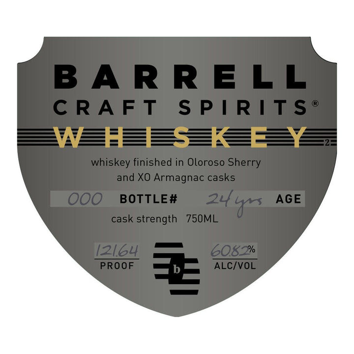 Barrell Craft Spirits 24 Year Old Whiskey Whiskey Barrell Craft Spirits