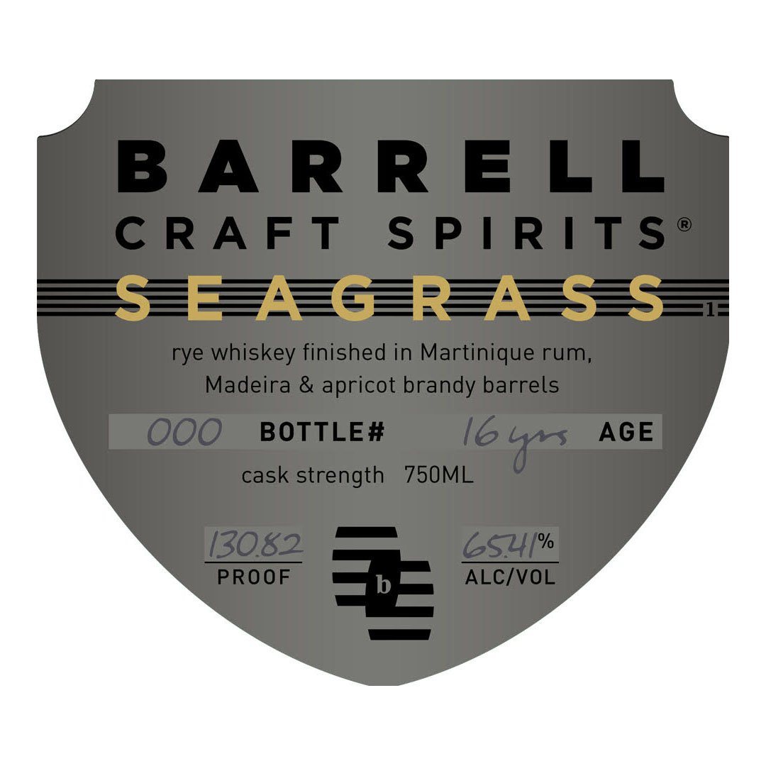 Barrell Craft Spirits Seagrass 16 Years Old Rye Rye Whiskey Barrell Bourbon
