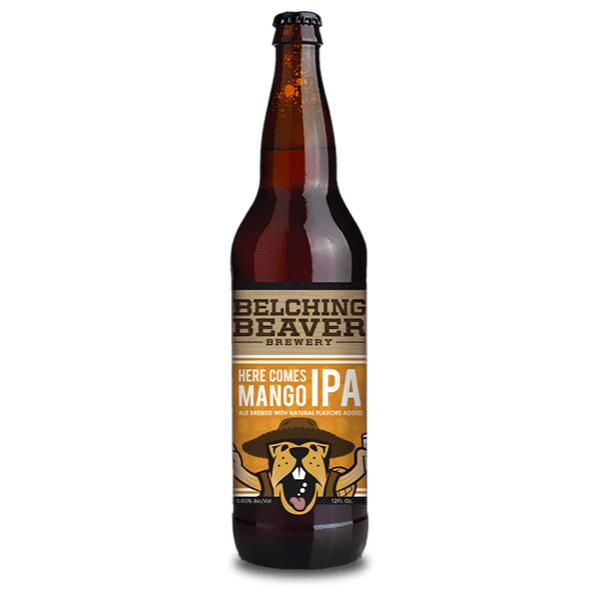 Belching Beaver Here Comes Mango IPA Beer Belching Beaver