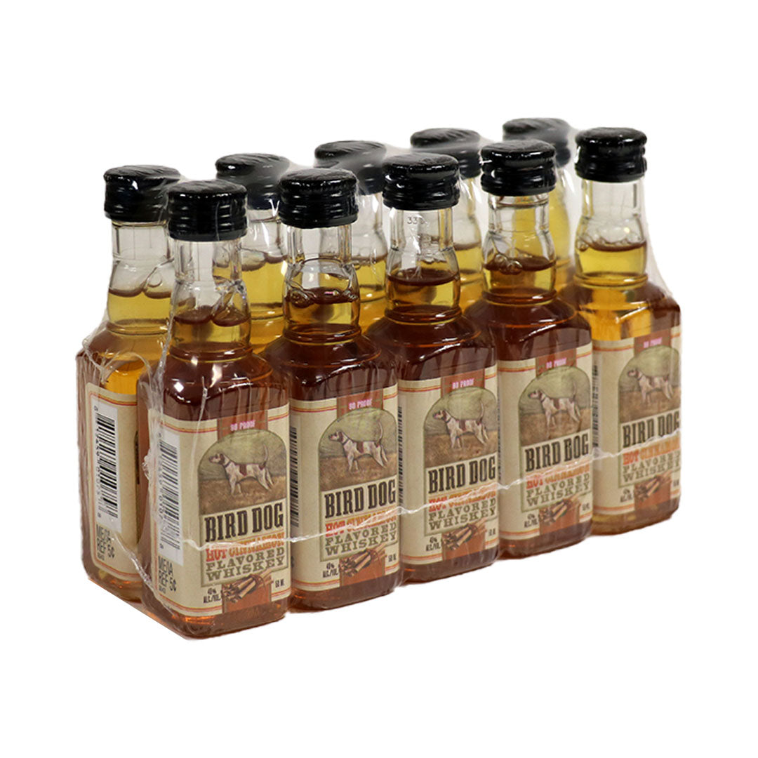 Bird Dog Hot Cinnamon Whiskey 10PK 50ML Flavoured Whiskey Bird Dog Whiskey