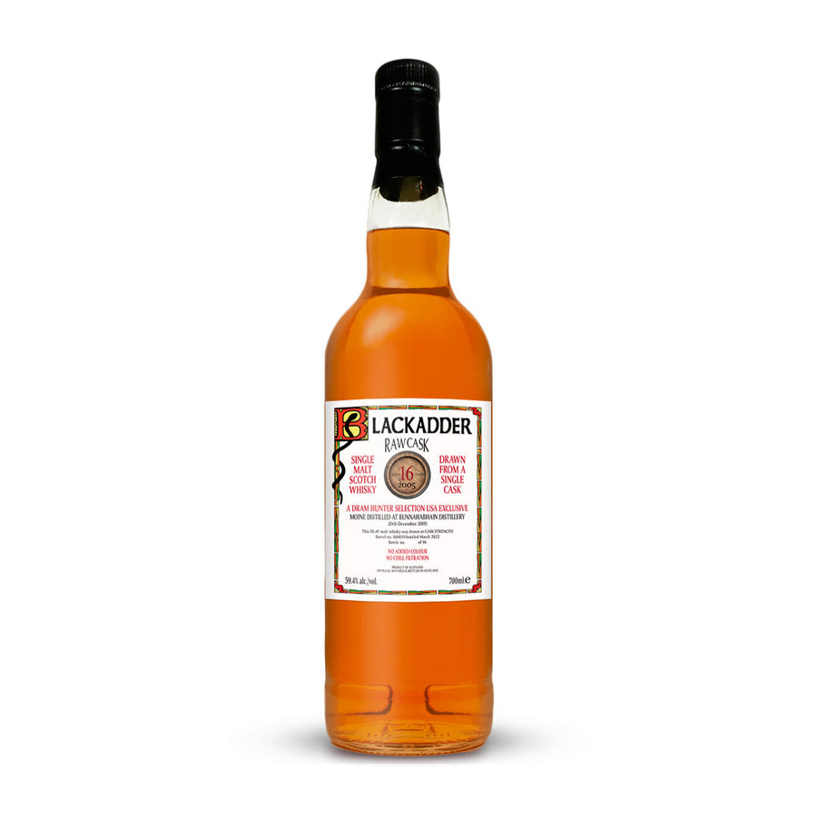 Blackadder Bunnahabhain Moine Peated 16 Year Old Scotch Whisky Blackadder