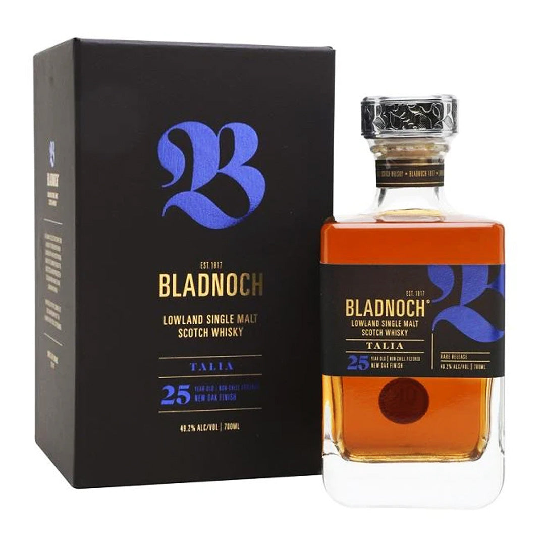 Bladnoch Talia 25 Year Old Non-Chill Filtered New Oak Finish Scotch Whisky Bladnoch Distillery