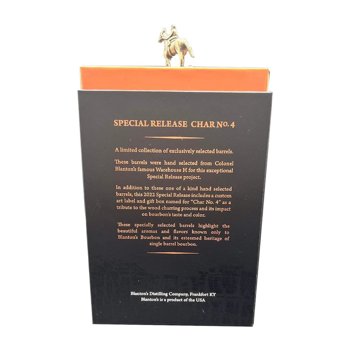 Blanton’s Char No. 4 2022 Limited Edition Bourbon Whiskey Blanton's Bourbon