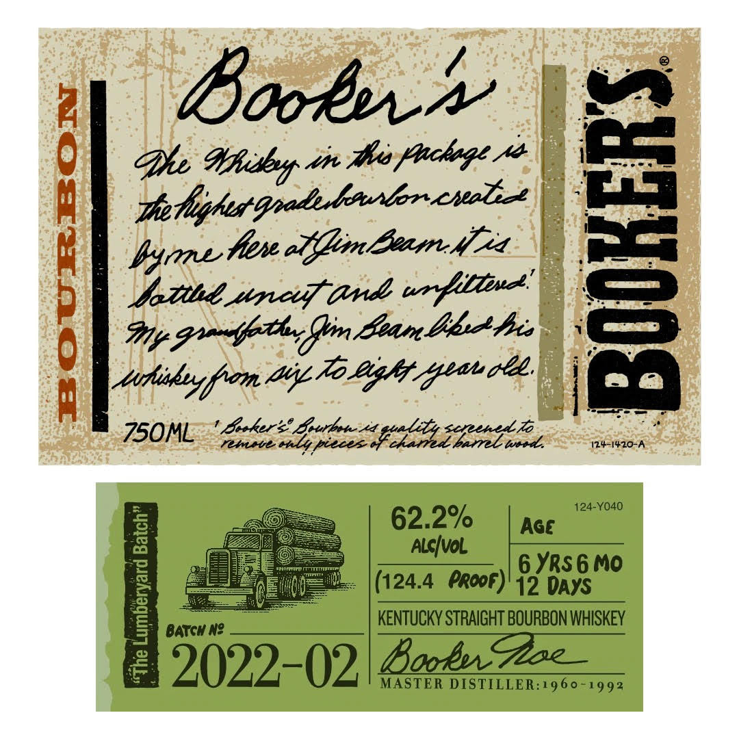 Booker’s “The Lumber-yard Batch” Batch 2022-02 Kentucky Straight Bourbon Whiskey Booker's Bourbon