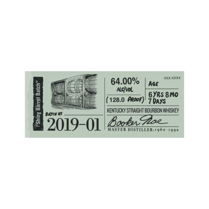 Booker's Bourbon 2019-01 “Shiny Barrel Batch” Bourbon Booker's
