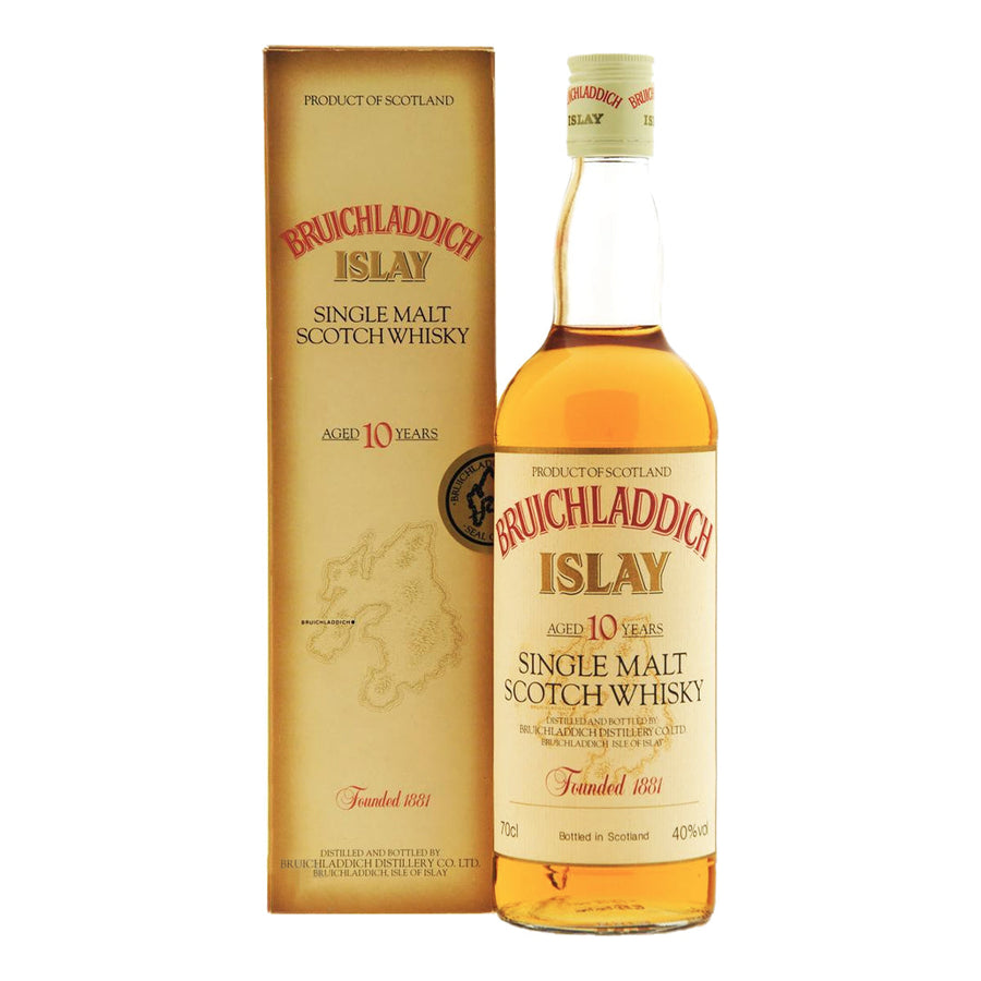 Bruichladdich 10 Year Old 1960s Bottling Islay Single Malt Scotch Whisky Scotch Whisky Bruichladdich
