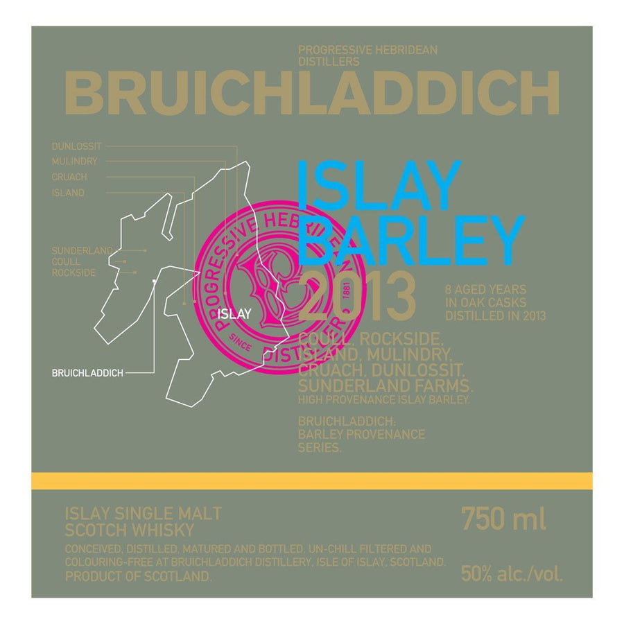 Bruichladdich Islay Barley 2013 Islay Single Malt Whisky Bruichladdich