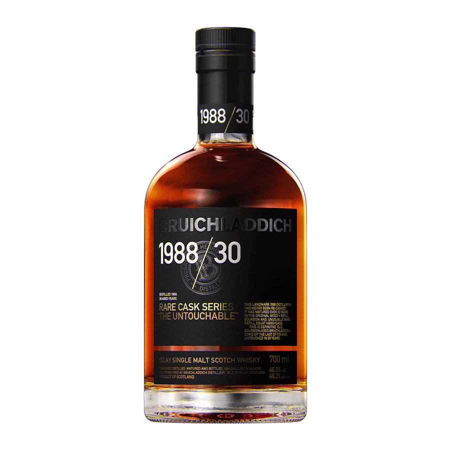 Bruichladdich Rare Cask Series 1988 30 Year Old Scotch Whisky Bruichladdich