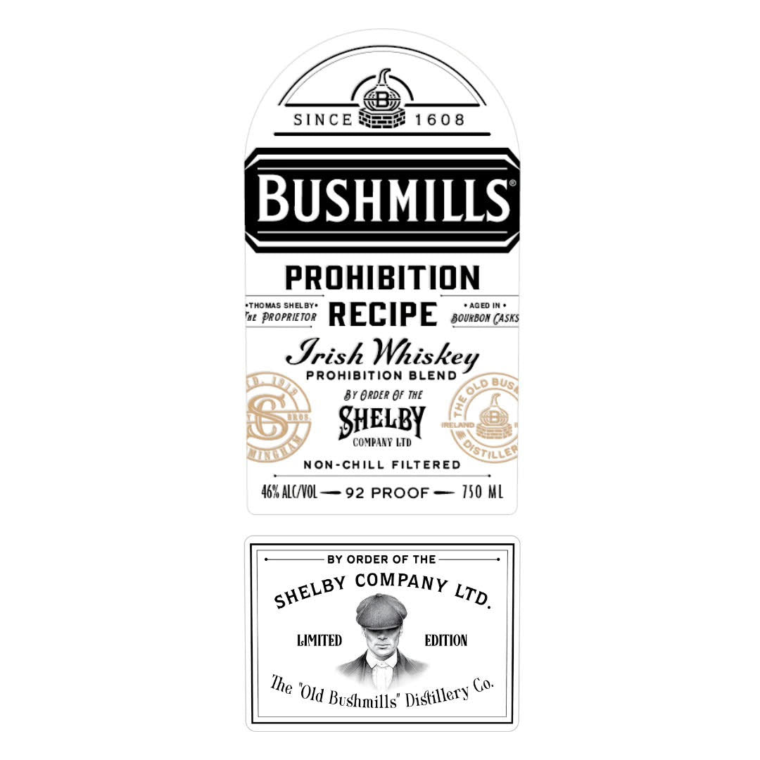 Bushmills Peaky Blinders Prohibition Recipe Irish whiskey Bushmills
