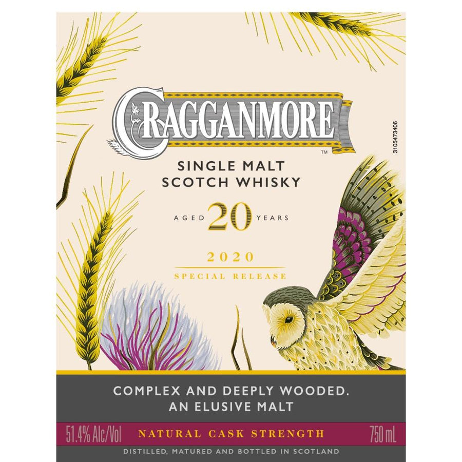 Cragganmore 20 Year Old Cask Strength 2020 Special Release Scotch Cragganmore