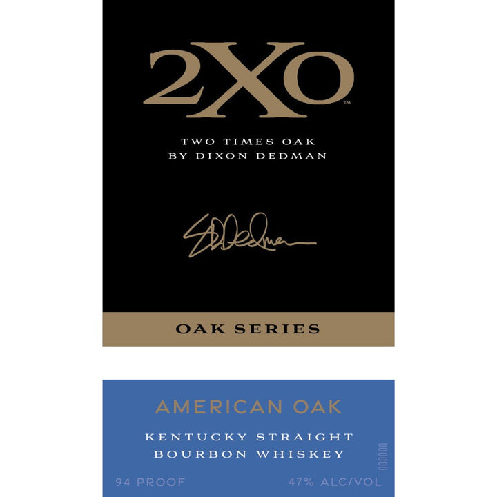 2XO Oak Series American Oak Kentucky Straight Bourbon Kentucky Straight Bourbon Whiskey 2XO