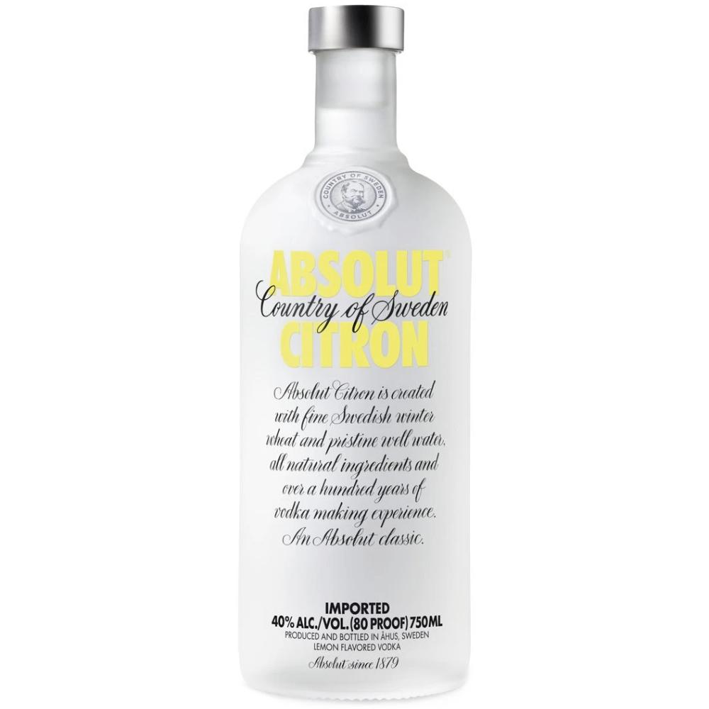 Absolut Citron Vodka Vodka Absolut