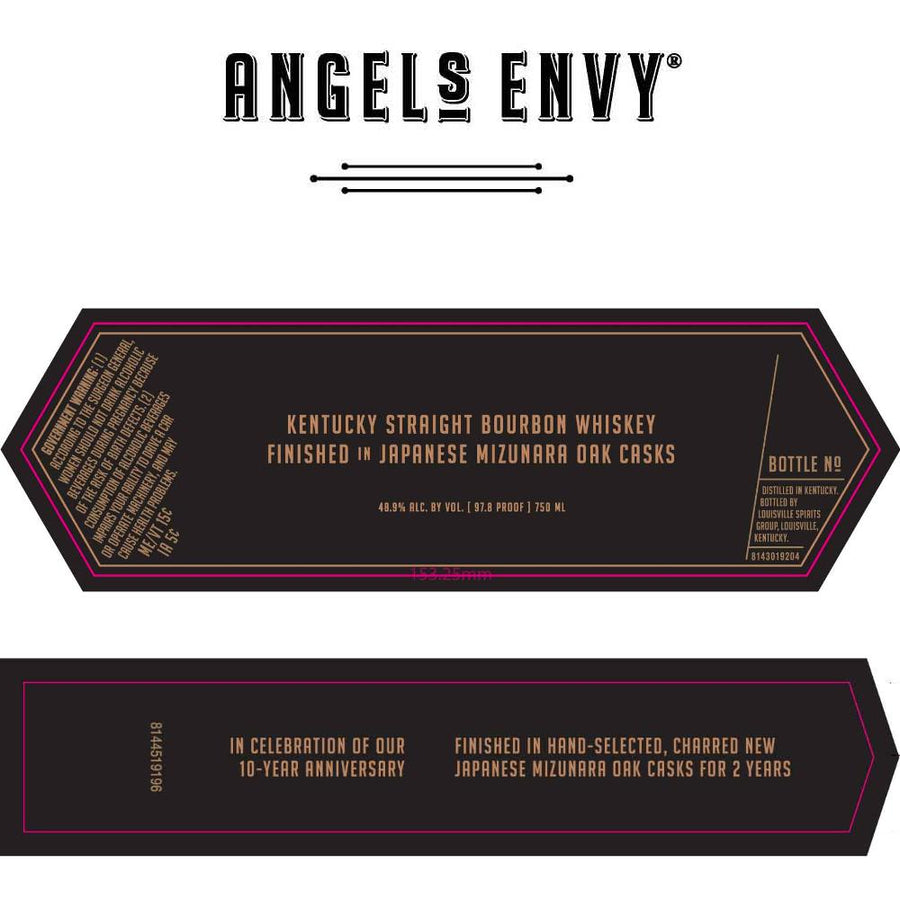 Angel's Envy 10 Year Anniversary Edition Bourbon Angel's Envy