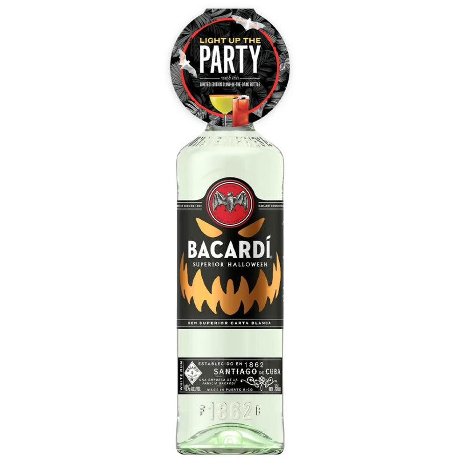 Bacardí Rum Halloween Glow-In-The-Dark Edition Rum Bacardi