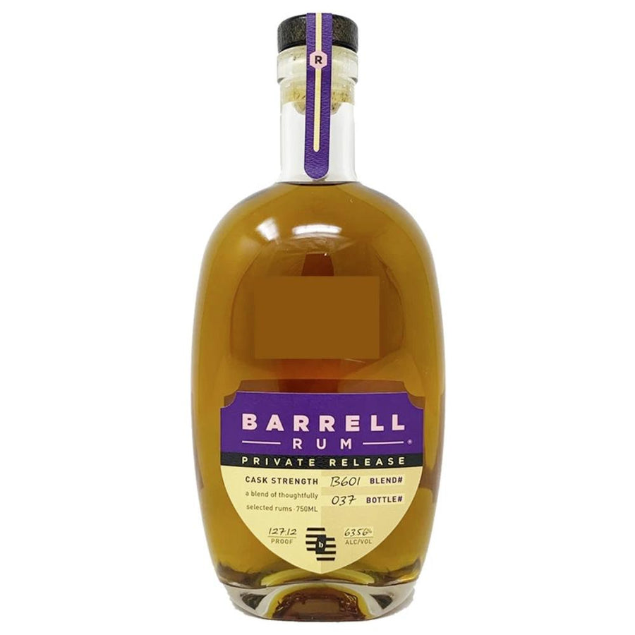 Barrell Rum Private Release Cask Strength Rum Barrell Craft Spirits