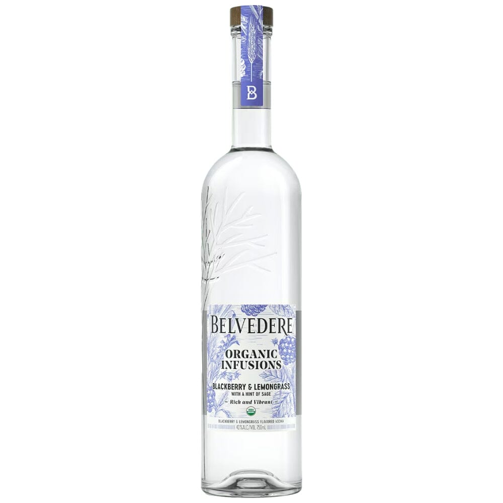 Belvedere Blackberry & Lemongrass Organic Infusions Vodka Belvedere Vodka