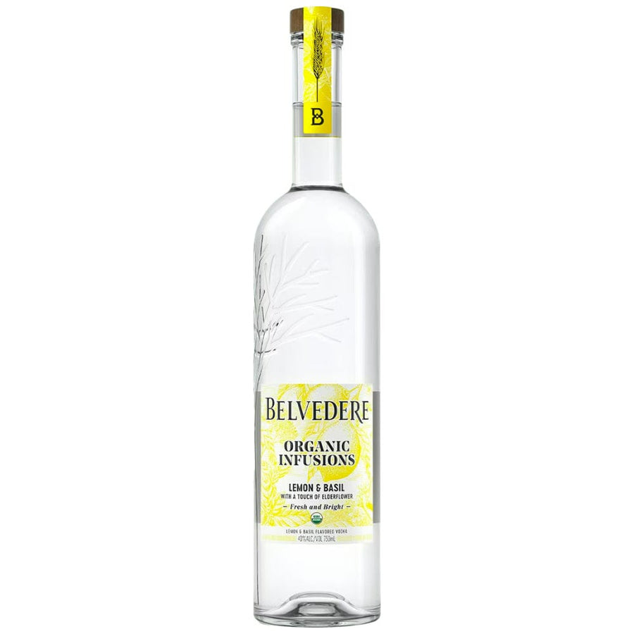 Belvedere Lemon & Basil Organic Infusions Vodka Belvedere Vodka
