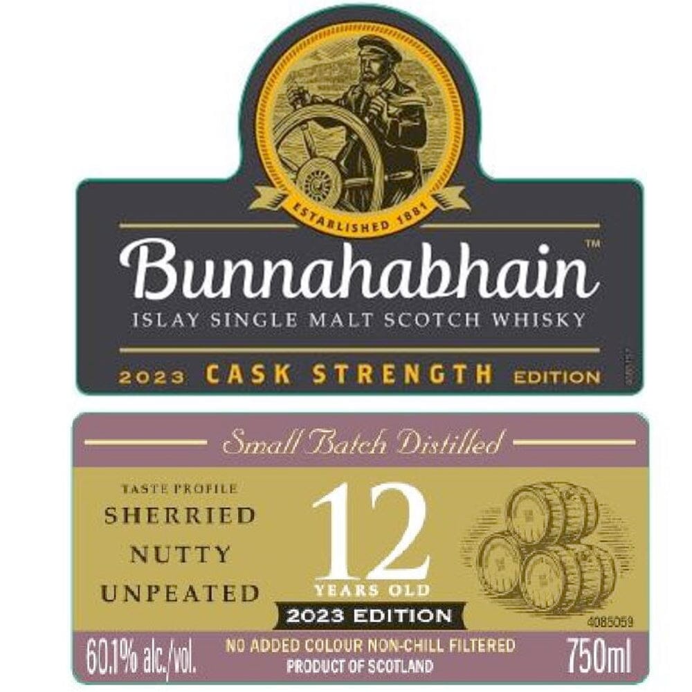 Bunnahabhain 12 Year Old Cask Strength 2023 Edition Scotch Bunnahabhain