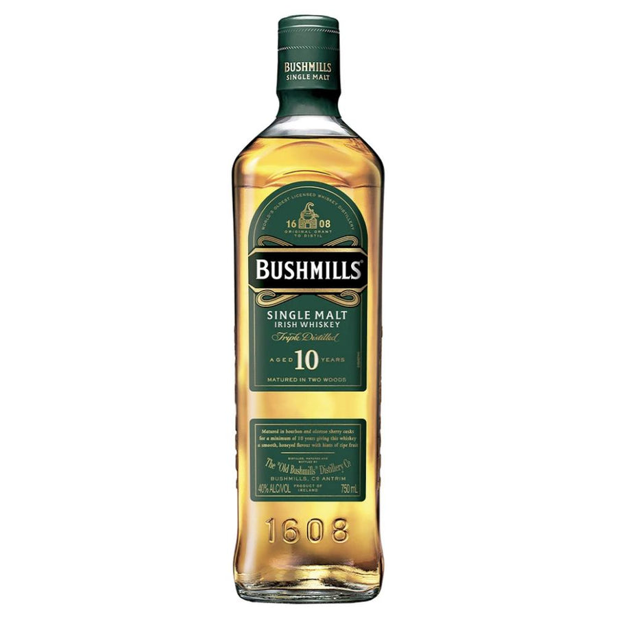 Bushmills 10 Year Old Single Malt Irish whiskey Bushmills