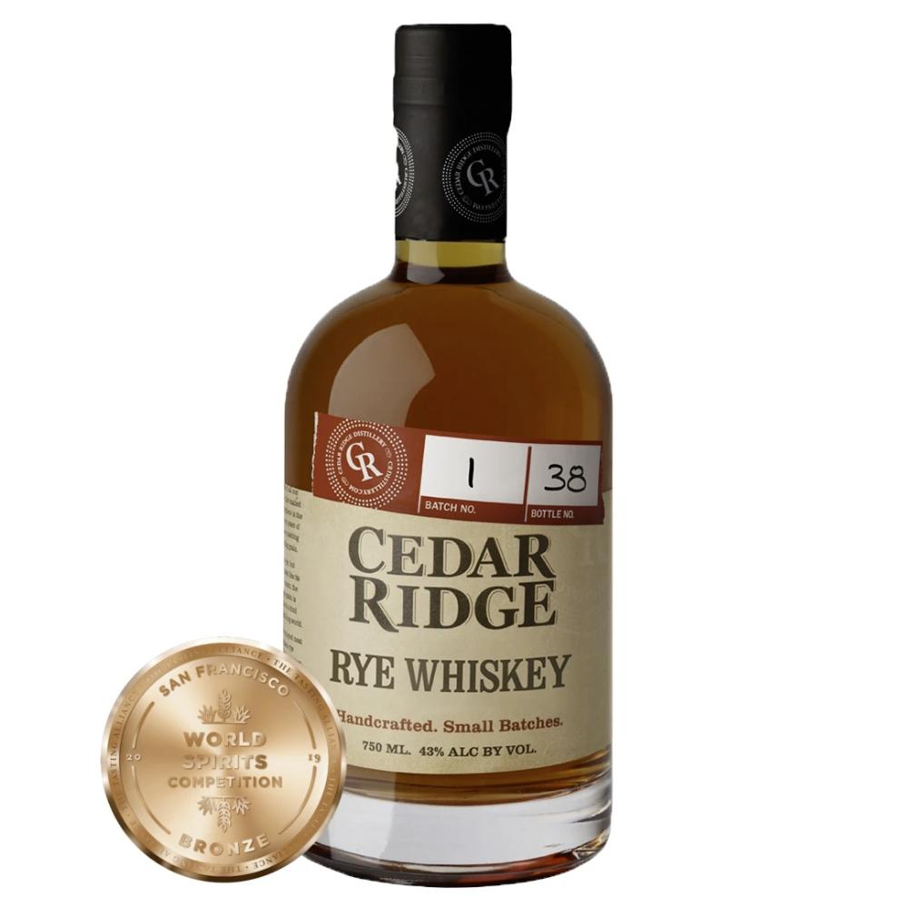 Cedar Ridge Rye Whiskey American Whiskey Cedar Ridge Distillery