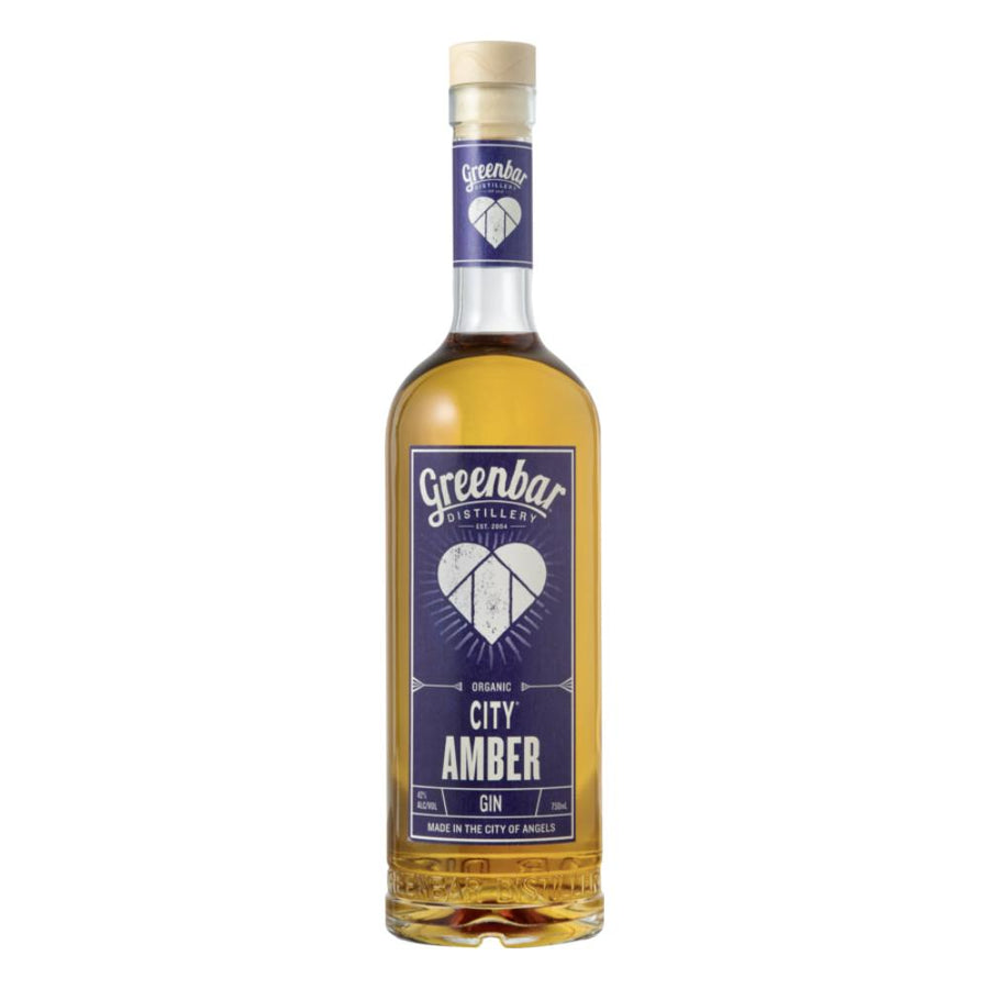 City Amber Gin gin Greenbar Distillery
