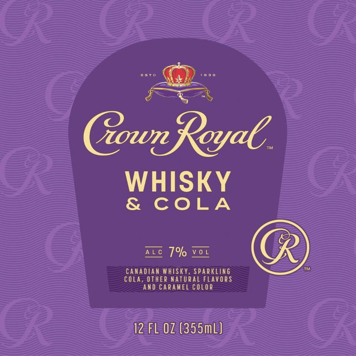 Crown Royal Whiskey & Cola Canned Cocktails Crown Royal