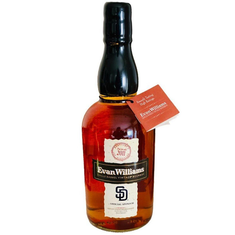 Evan Williams Single Barrel San Diego Padres Bourbon Evan Williams
