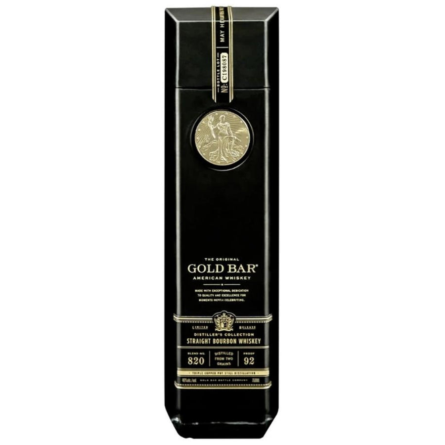 Gold Bar Black Double Cask Bourbon American Whiskey Gold Bar