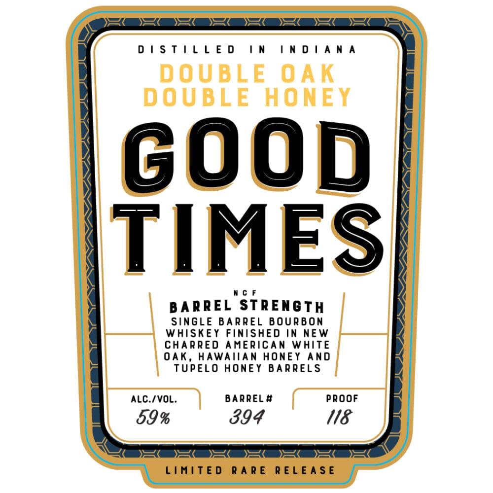 Good Times Double Oak Double Honey Bourbon Bourbon Good Times Bourbon