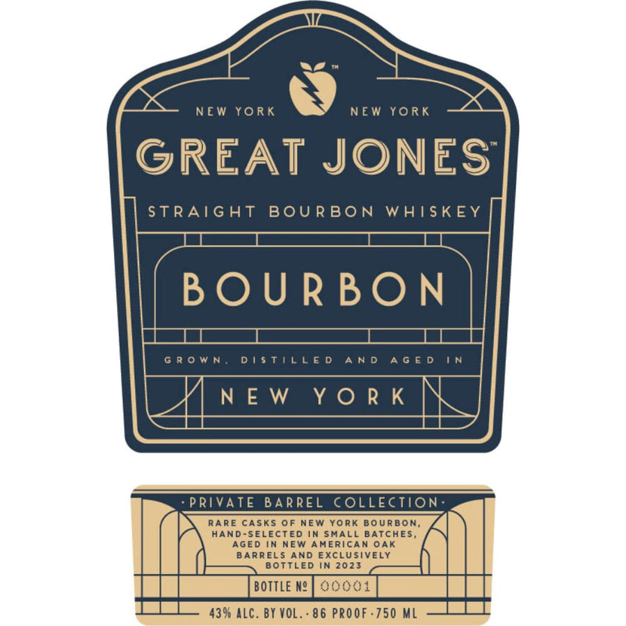 Great Jones Private Barrel Collection Straight Bourbon Bourbon Great Jones Distillery