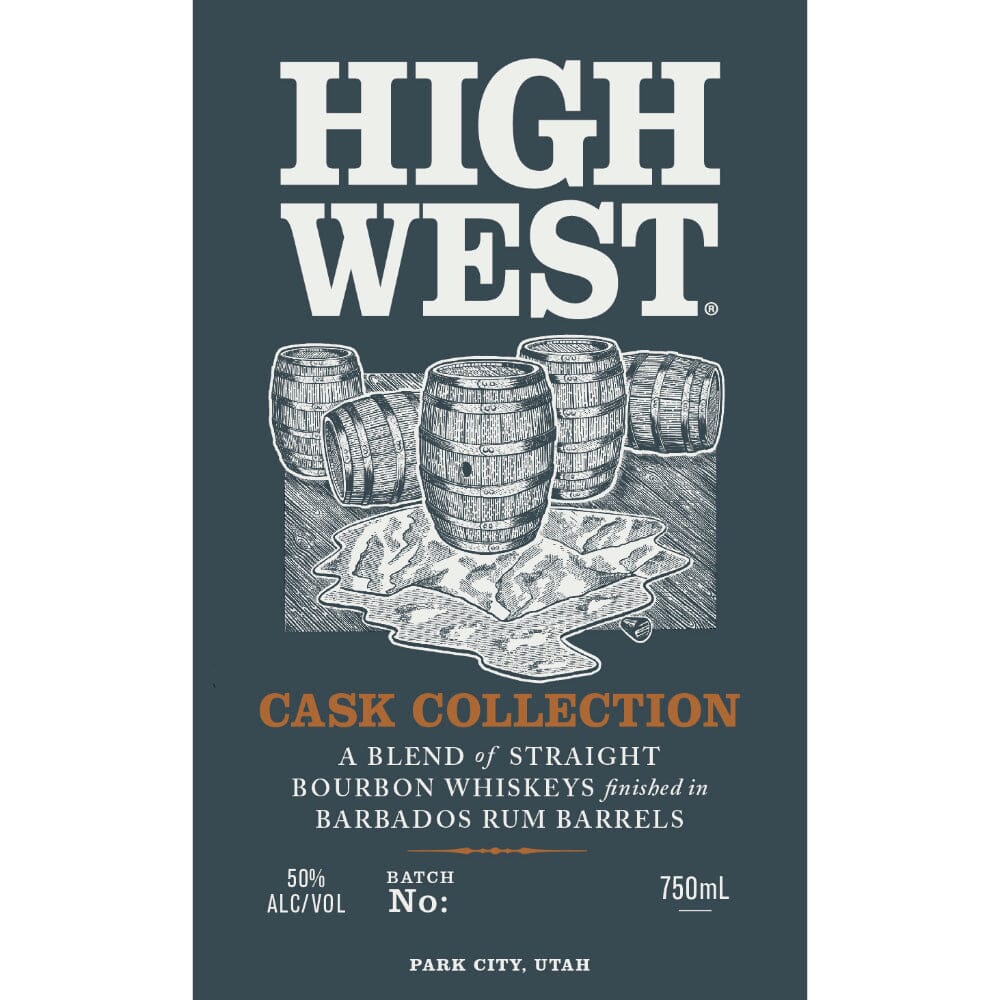 High West Cask Collection Bourbon Finished in Barbados Rum Barrels Bourbon High West Distillery